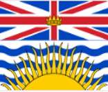 Bandeira da província canadense da Colúmbia Britânica