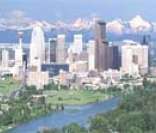 Calgary: importante cidade canadense (foto da região central)