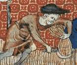 Camponês medieval: vida dura e sofrida com muito trabalho.