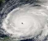 Ciclone: foto aérea