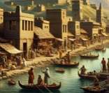A Antiga Mesopotâmia foi o berço do desenvolvimento urbano.