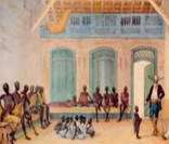 Comércio de escravos no Brasil Colonial (pintura de Debret)