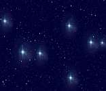Consstelação: grupo de estrelas visíveis