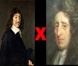 Descartes e Locke: várias diferenças de pensamentos filosóficos.