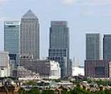 Centro financeiro de Londres em Tower Hamlets