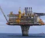 Petróleo: uma das bases da economia norueguesa (foto: plataforma de petróleo no Mar do Norte)