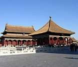 Galeria da Harmonia Central: exemplo da arquitetura chinesa antiga.