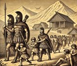 A Grécia Antiga foi colonizada por povos indo-europeus.