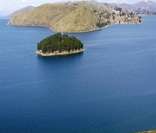 Lago Titicaca, localizado no Peru, é o mais alto do mundo.