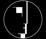 Logotipo da Escola de Arte Bauhaus (desenhado por Oskar Schlemmer)