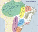 Bacia Amazônica (cor verde no mapa)