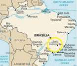 Localização do estado de MG no mapa do Brasil