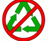 Nem todos os materiais podem ser reciclados