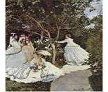 Mulheres no jardim: obra impressionista de Monet