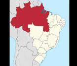 Localização geográfica da região Norte do Brasil