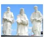 Estátuas dos Três Reis Magos em Natal-RN
