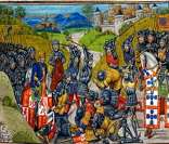 Batalha de Aljubarrota (agosto de 1385) no final da Revolução de Avis.