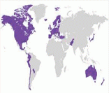 Países membros do TISA (Acordo no Comércio de Serviços)