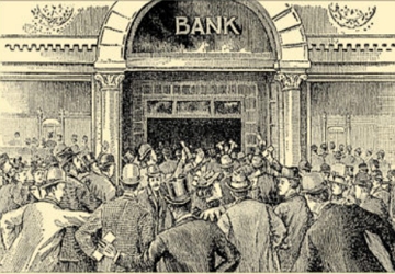 Banco do final do século XIX Desenho de um banco do final do século XIX