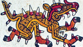 Cipactli Pintura mostrando a criatura Cipactli, espécie de monstro da mitologia asteca