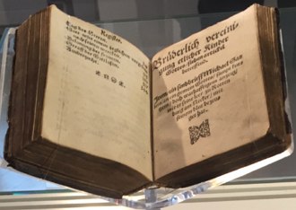 Foto da Confissão de Schleitheim