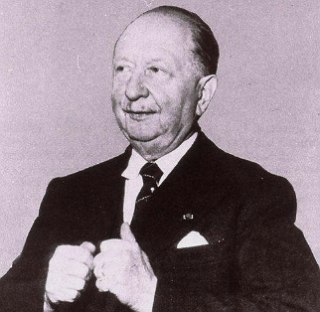 Foto do historiador Lucien Febvre