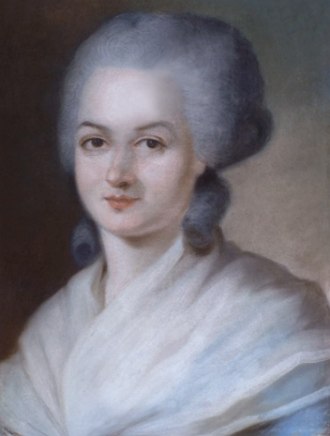 Olympe de Gouges Retrato pintado da francesa Olympe de Gouges