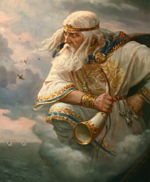 Imagem do deus eslavo Stribog