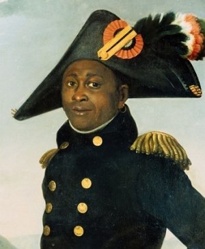 Toussaint Louverture Retrato pintado do líder revolucionário haitiano Toussaint Louverture