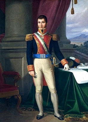 Retrato pintado de Agustín Itúrbide