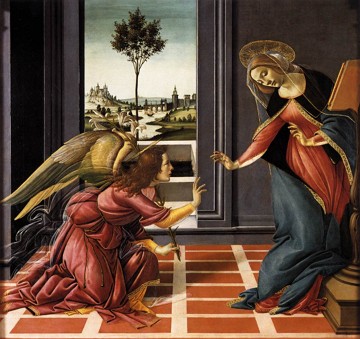 Anunciação, obra de Sandro Botticelli Anunciação, obra de Sandro Botticelli