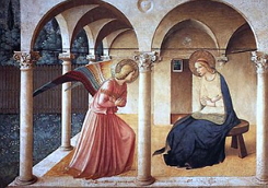 Anunciação, obra de Fra Angélico