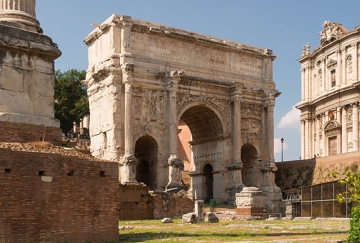 Arco de Sétimo Severo Arco Triunfal de Sétimo Severo no Fórum Romano
