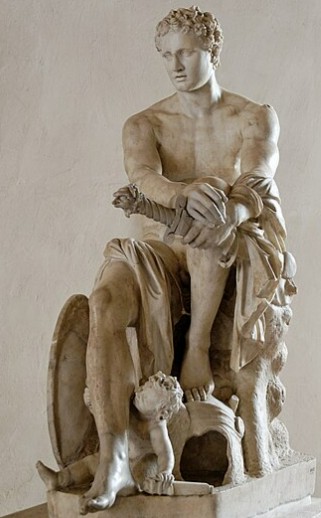 Ares Escultura de Ares, deus da guerra na mitologia grega