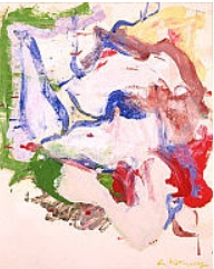 Obra de De Kooning, exemplo de pintura de Arte Informal