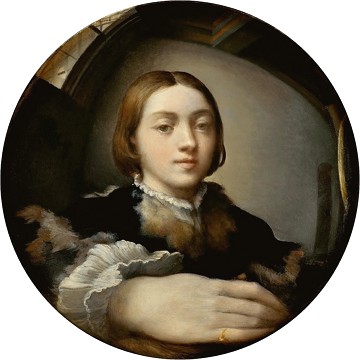 Autorretrato pintado por Parmigianino Autorretrato pintado por Parmigianino