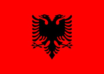 bandeira da Albânia Bandeira da Albânia