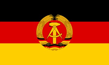 Bandeira da Alemanha Oriental (República Democrática Alemã) Bandeira da Alemanha Oriental (República Democrática Alemã)