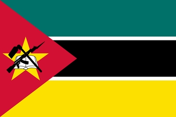 Bandeira de Mo&ccedil;ambique