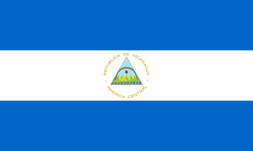 Bandeira nacional da Nicarágua