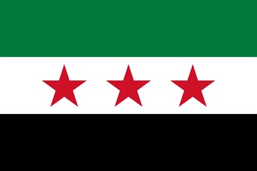 Bandeira nacional e atual da S&iacute;ria