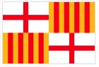 Bandeira da cidade de Barcelona