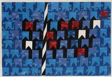 Bandeirinhas estruturadas Bandeirinhas estruturadas, obra de Alfredo Volpi