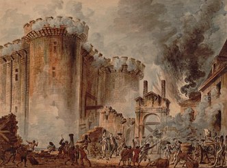 Imagem da prisão francesa conhecida como Bastilha.