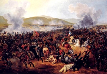 Guerra de Independência da Argentina Imagem da Batalha de Maipú durante a Guerra de Independência da Argentina