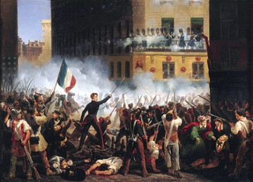 Revolução de 1830 na França Pintura sobre a Revolução de Julho de 1830 na França