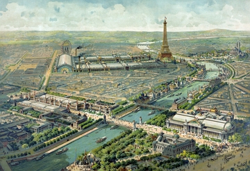 Cartão-postal da Exposição Universal de 1900 Cartão-postal da Exposição Universal de 1900 em Paris