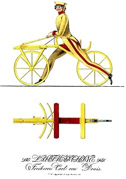 Bicicleta draisiana Bicicleta draisiana