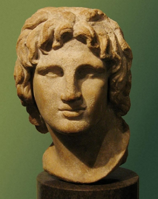 Busto de Alexandre, o grande quando era jovem