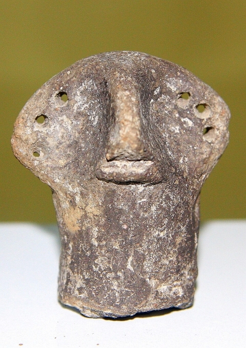 Cabeça de Ídolo Foto de uma cabeça de ídolo
